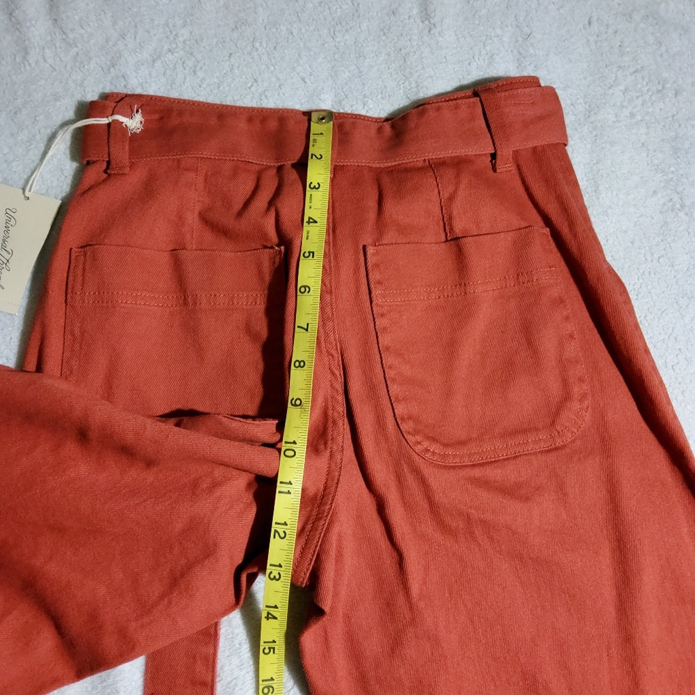 NWT Universal Thread Women's High-Rise Vintage Style Orange Rust Jeans Size 2 26 - Picture 7 of 8